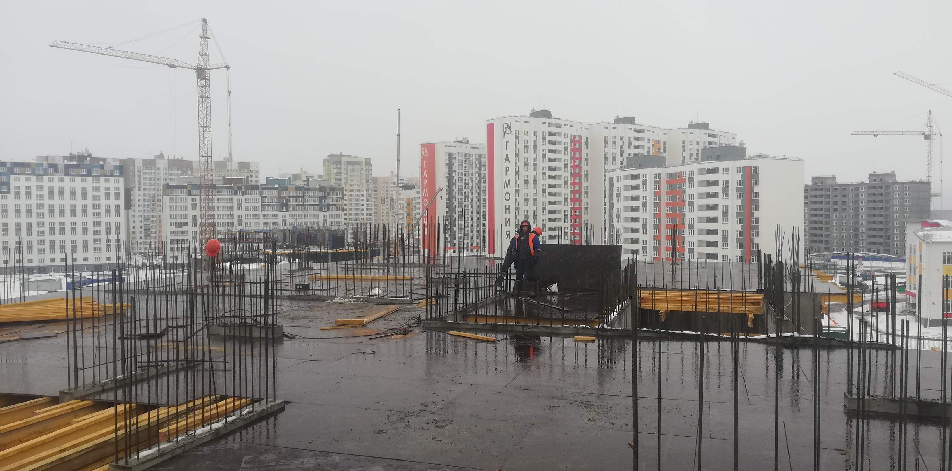 Строительство многоэтажного дома