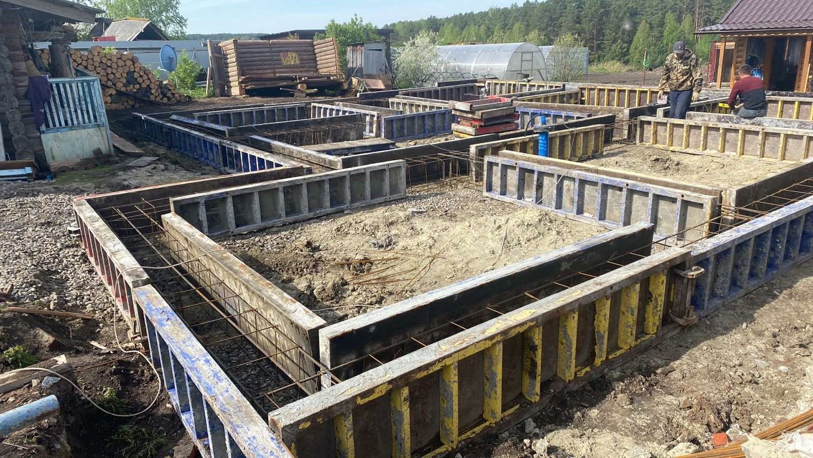 Фундамент под каркасный  дом под ключ в Тюмени