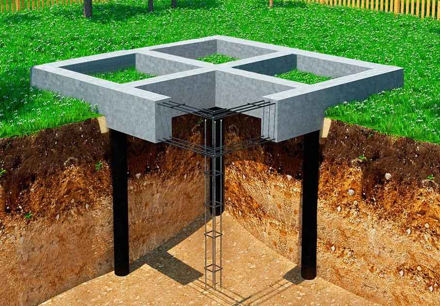 Технология строительства свайно-ростверкового фундамента